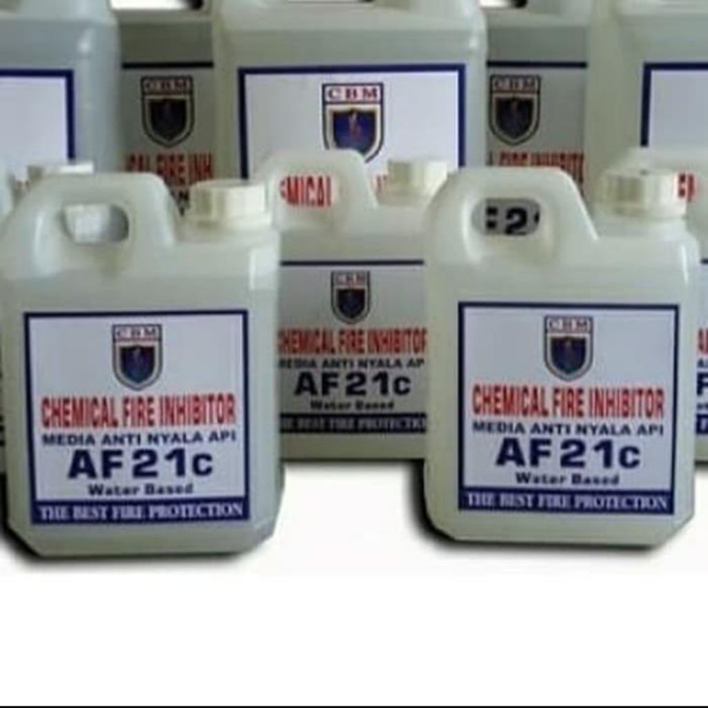 Cairan Anti api af21 c kemasan 5liter sertifikatnya Sucofindo