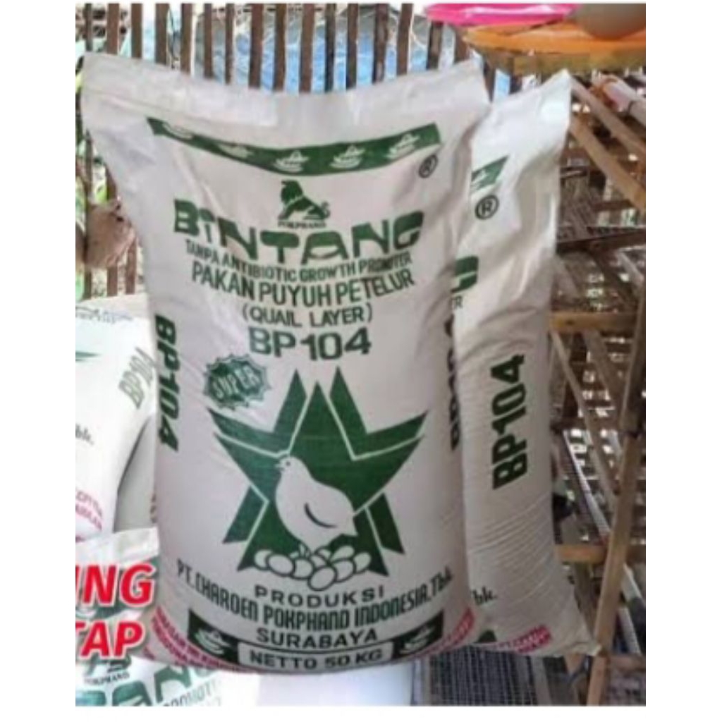 BINTANG BP104 PUR PUYUH PETELUR QUAIL LAYER PAKAN UNGGAS PETELUR