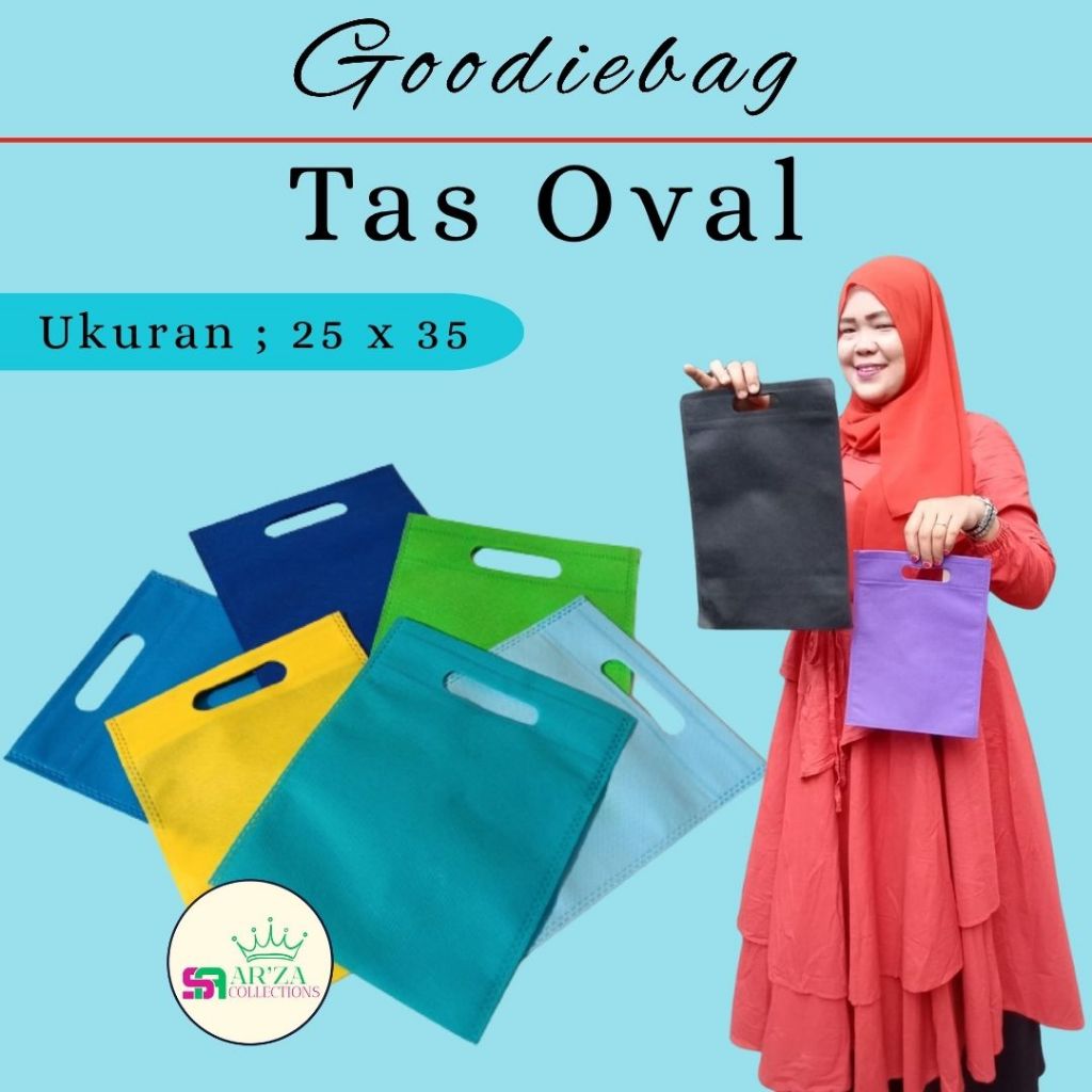 

Tas OVAL Ukuran 25 x 35 Isi 1Kd/ 20pcs Tas Sovenir , Tas Kado , Tas Weding , Tas Goodiebag Tas khas