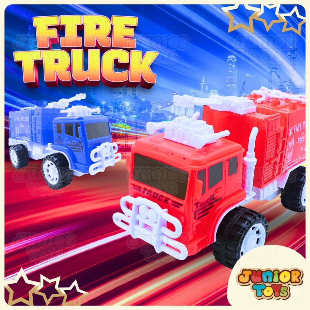 Mainan Mobil Pemadam Kebakaran Fire Rescue Friction Toys