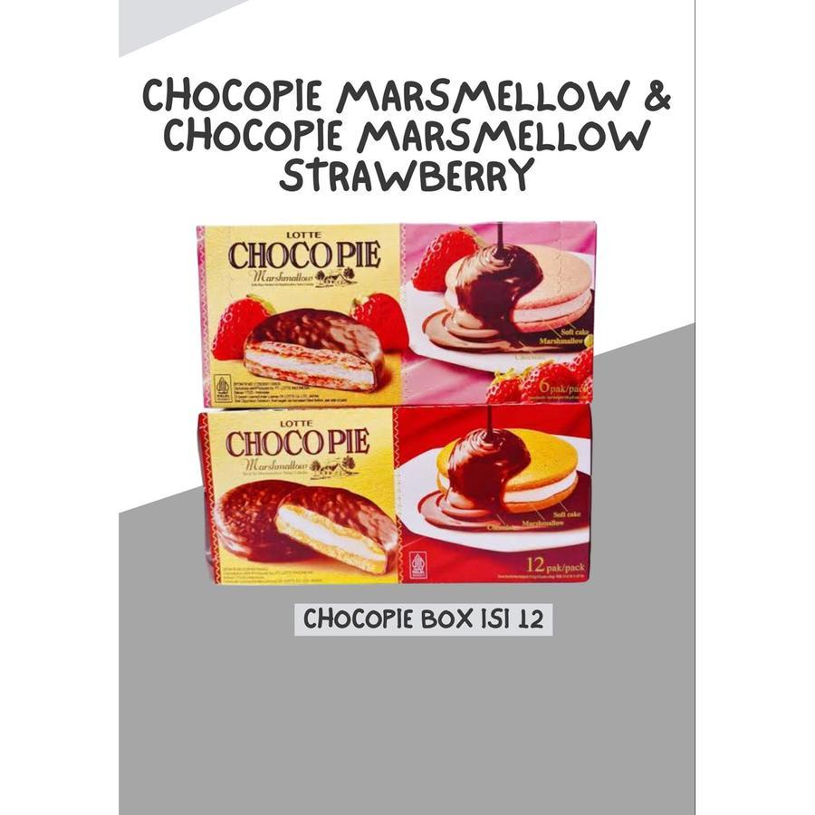 

Choco Pie MarshMellow & MarshMellow Strawberry 156gr