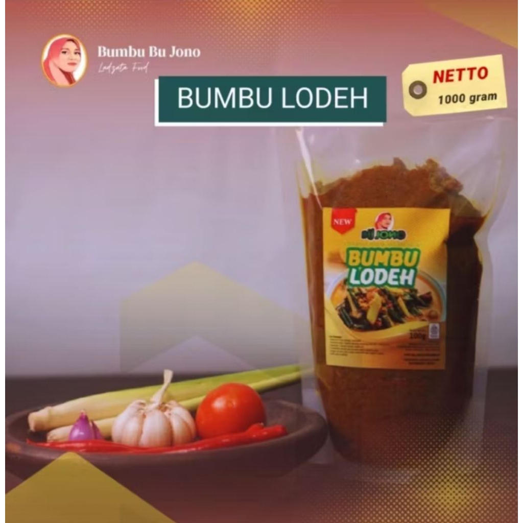 

1000 gram BUMBU LODEH INSTAN BU JONO MASAKAN KHAS JAWA TIMUR