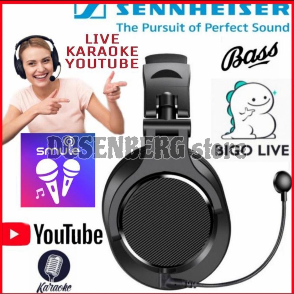 Mic Earphone Headset Bass Khusus Karaoke Di Hp Andorid Smule Youtube