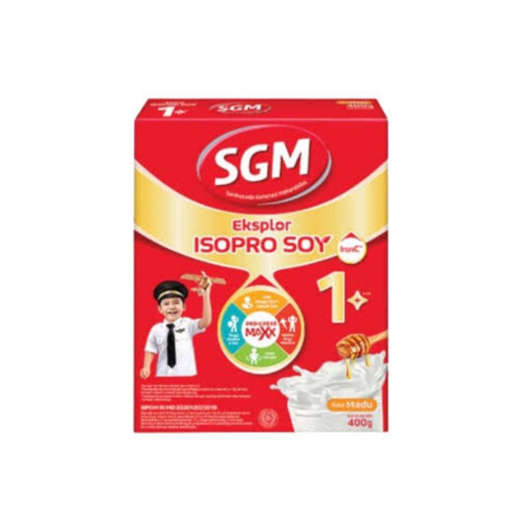 SGM EKSPLOR ISOPRO SOYA 1+ VANILA MADU - Susu Pertumbuhan Anak 1-3tahun 700gr