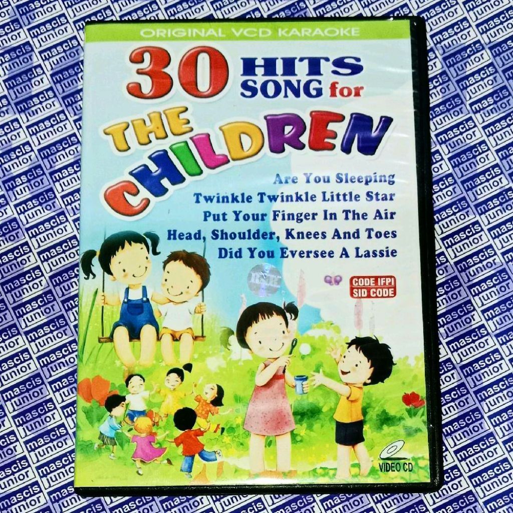 VCD 30 Hits Song For The Children . V CD Original Karaoke LAGU ANAK