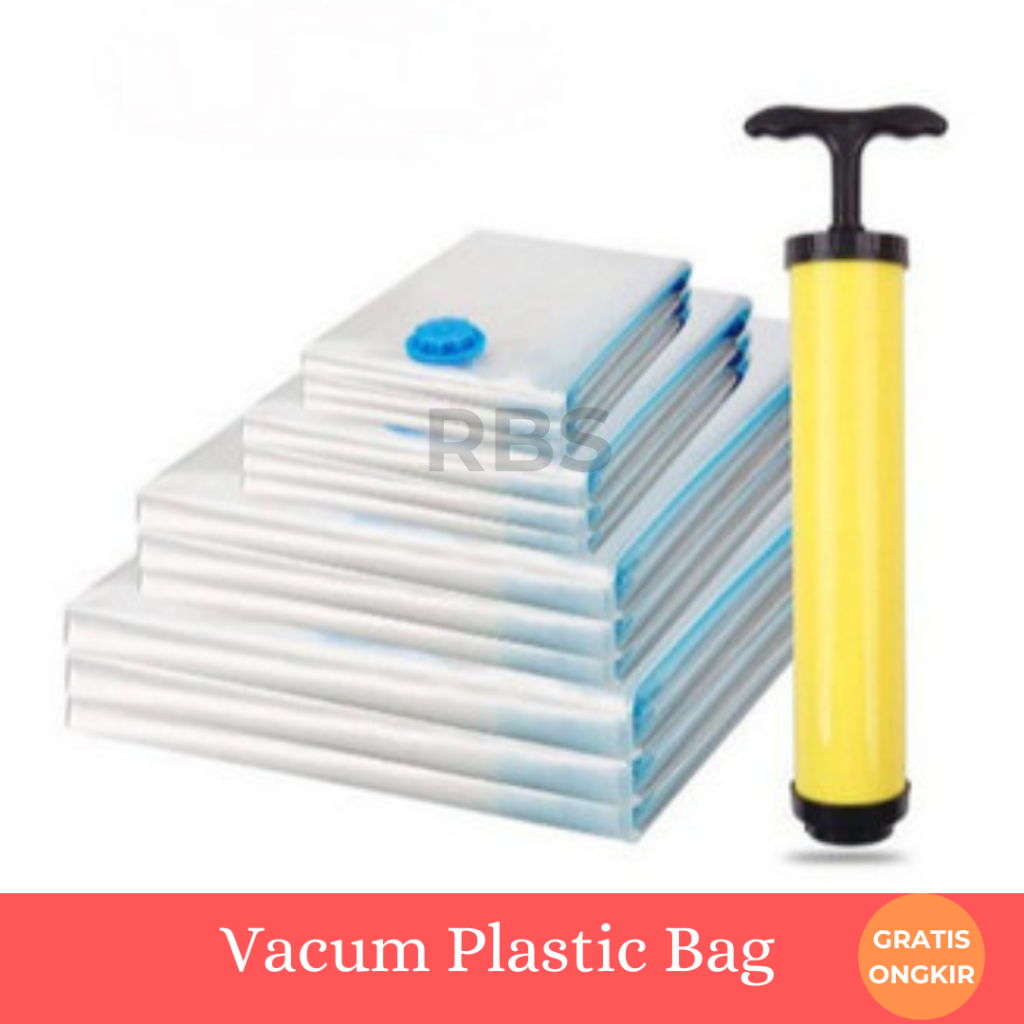RBS - Plastik Vacum Bag/Vakum Bag/Plastik Vacum Bag Ukuran 40x60/Vacum Bag Pakaian/ Plastik Vakum Ba