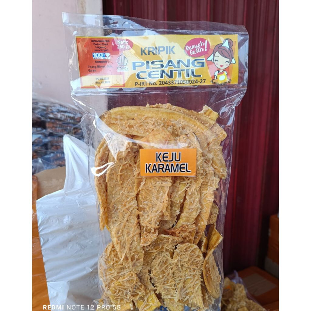 

Keripik Pisang Centil Keju Caramel