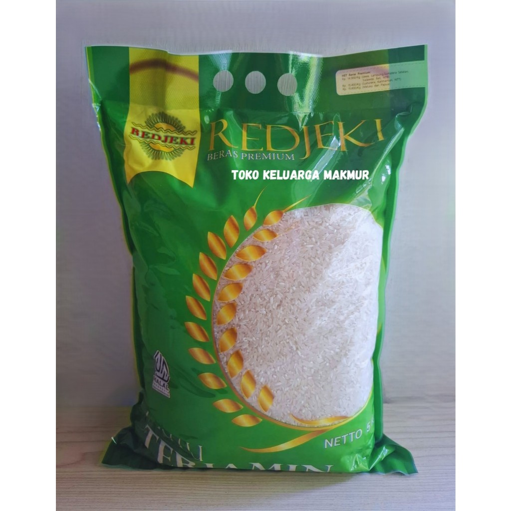 

BERAS REDJEKI BERAS PREMIUM @5KG