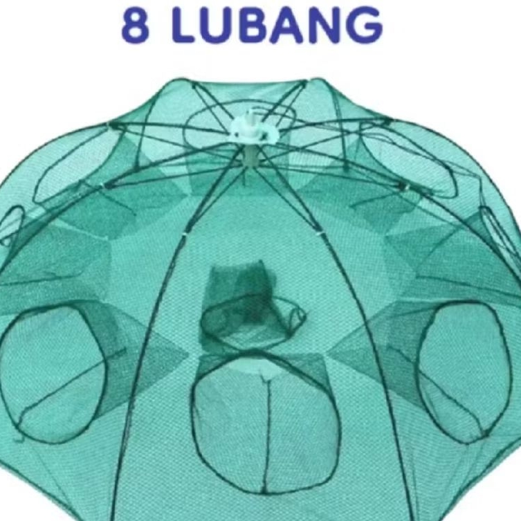 Bubu/lukah perangkap ikan 4&8lubang/jabak iwak
