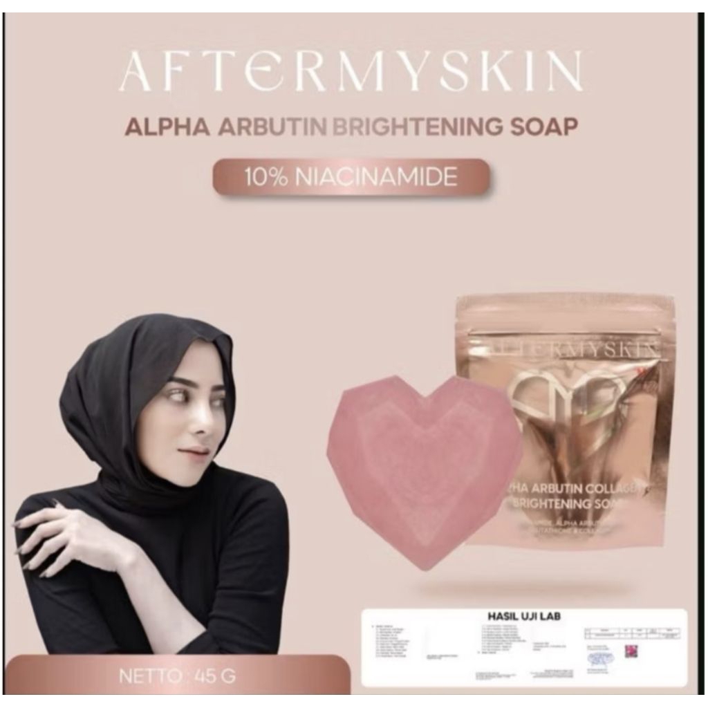 Aftermyskin Alpha Arbutin Brightening Soap