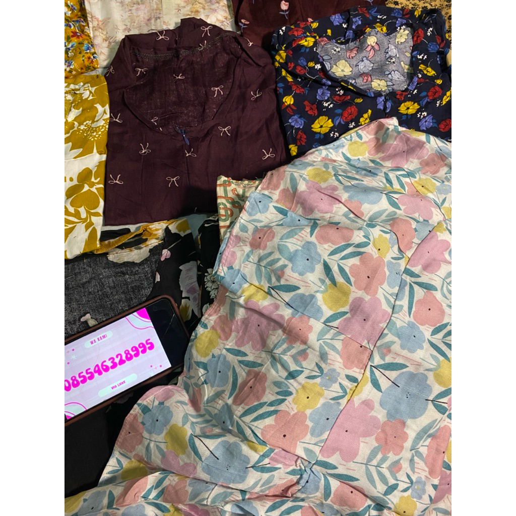 Paket usaha 10pcs daster rayon premium