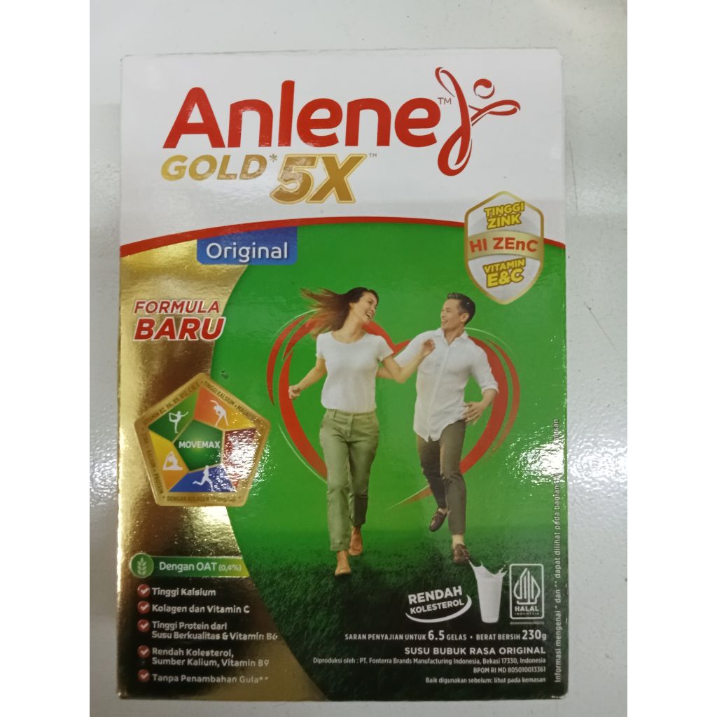 

Anlene gold 5X original 240gr