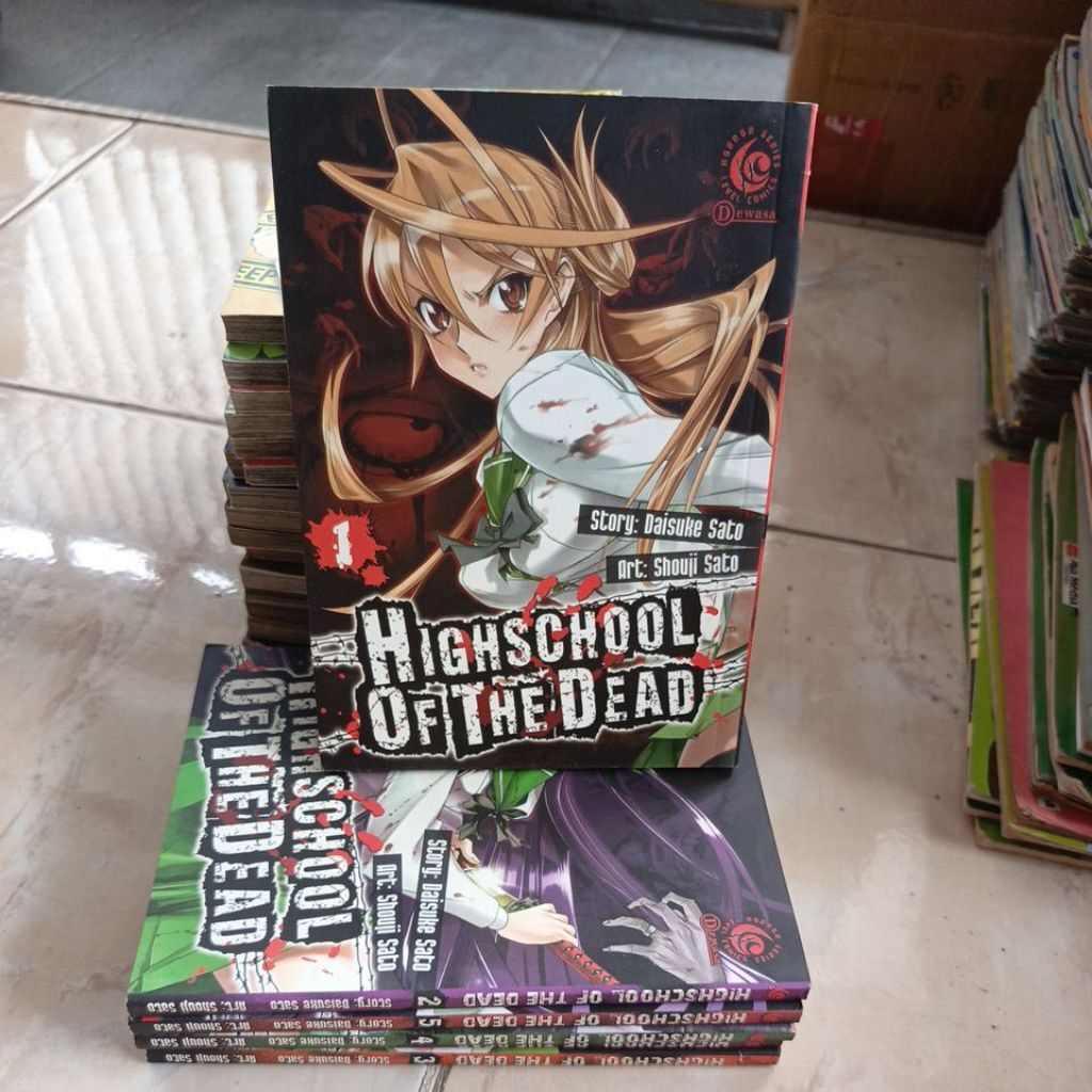 Komik Highschool of The Dead Cabutan Original