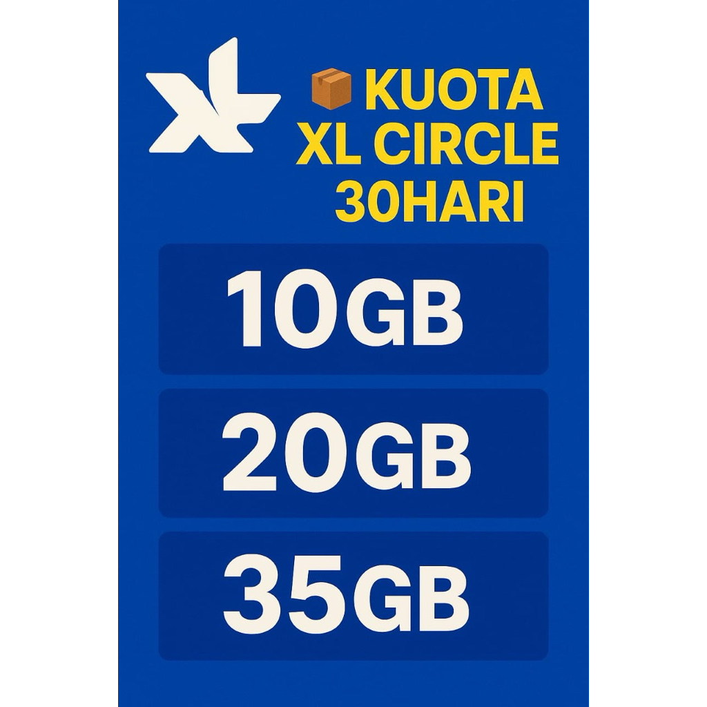 KUOTA CIRCLE XL 30HARI MURAH