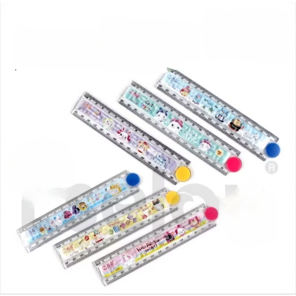 

Penggaris LIPAT Fancy / Penggaris 30CM / Penggaris Karakter