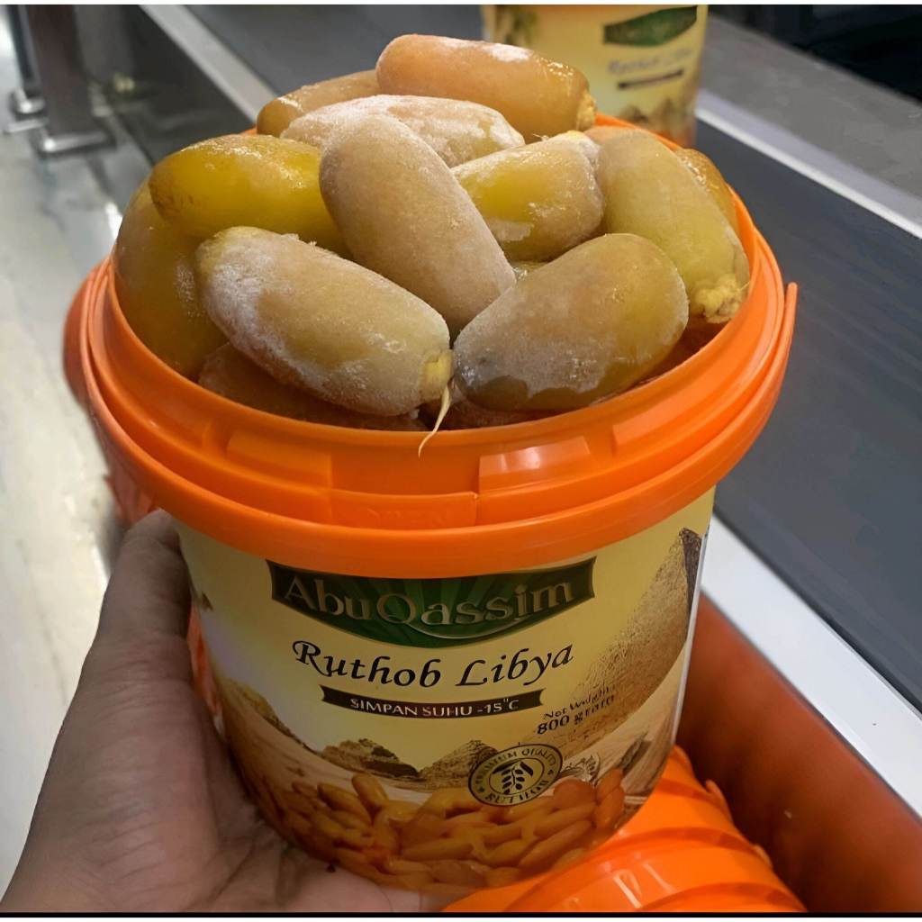 

Kurma Ruthob ABU QASSIM Libya 800g – Kurma Basah Premium Asli, Manis & Segar