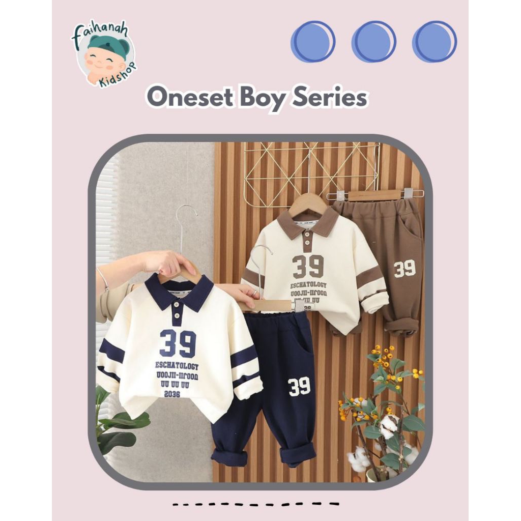 Setelan Baju Panjang Anak Laki-laki Import/ Set Baju Anak Laki-laki 2-4 Tahun/ Setelan Baju Anak Lak