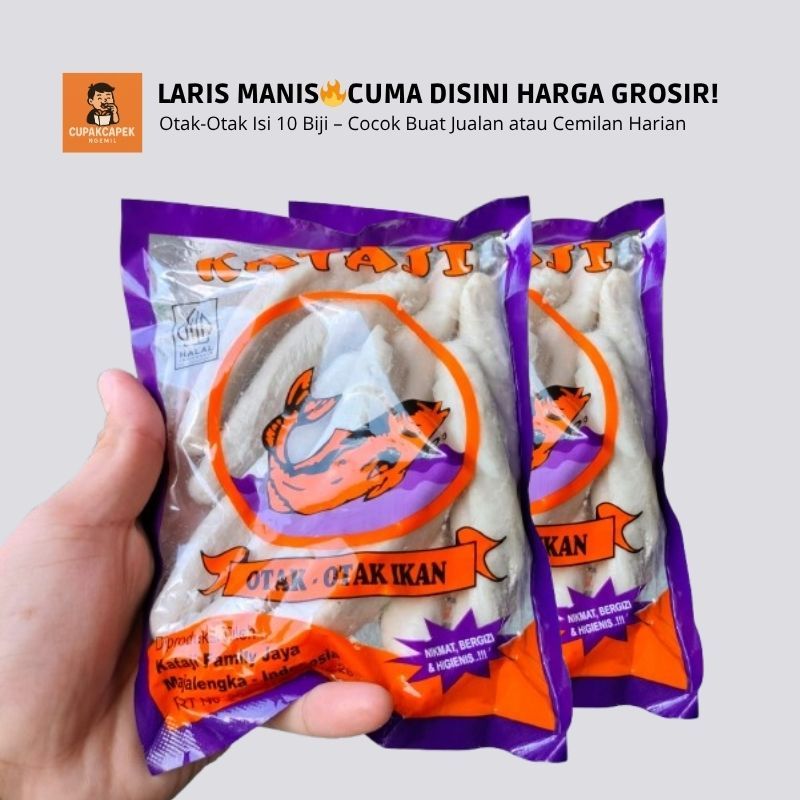 

Otak Otak Ikan Mentah KATAJI – Siap Goreng | 10 Biji per Pack