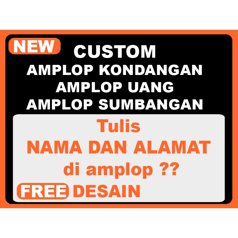 

CETAK AMPLOP KONDANGAN, AMPLOP UANG, AMPLOP SUMBANGAN 152 x 90 cm