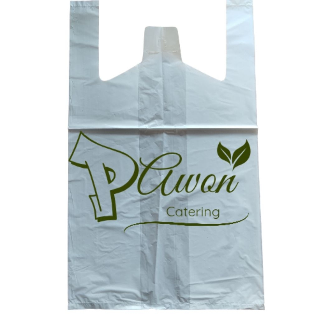 

Plastik Dus Sablon Custom | Ukuran 22x22 cm | Kemasan Makanan / Kue / Oleh-oleh