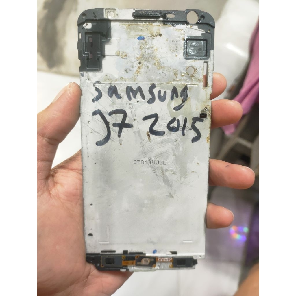 Frame Tatakan Lcd Samsung J7 2015 J701f original copotan asli
