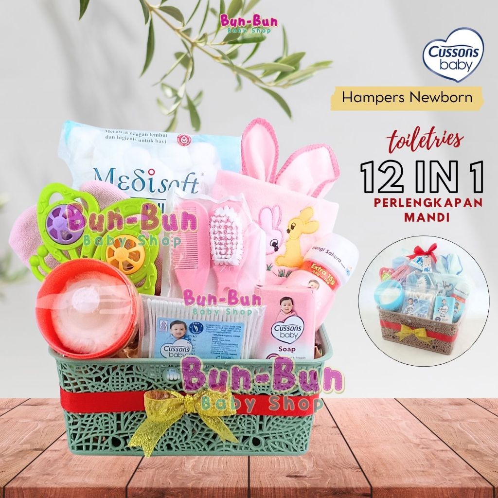 Hampers Bayi Newborn Hadiah Kado Lahiran Premium Laki Laki Perempuan Parcel Baru Lahir Untuk Baby Ne