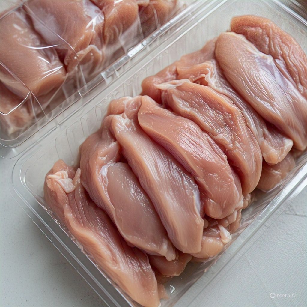 

CHICKEN SLICE NO SKIN / DADA AYAM SLICE TANPA KULIT / BERKUALITAS PREMIUM / 500 GRAM