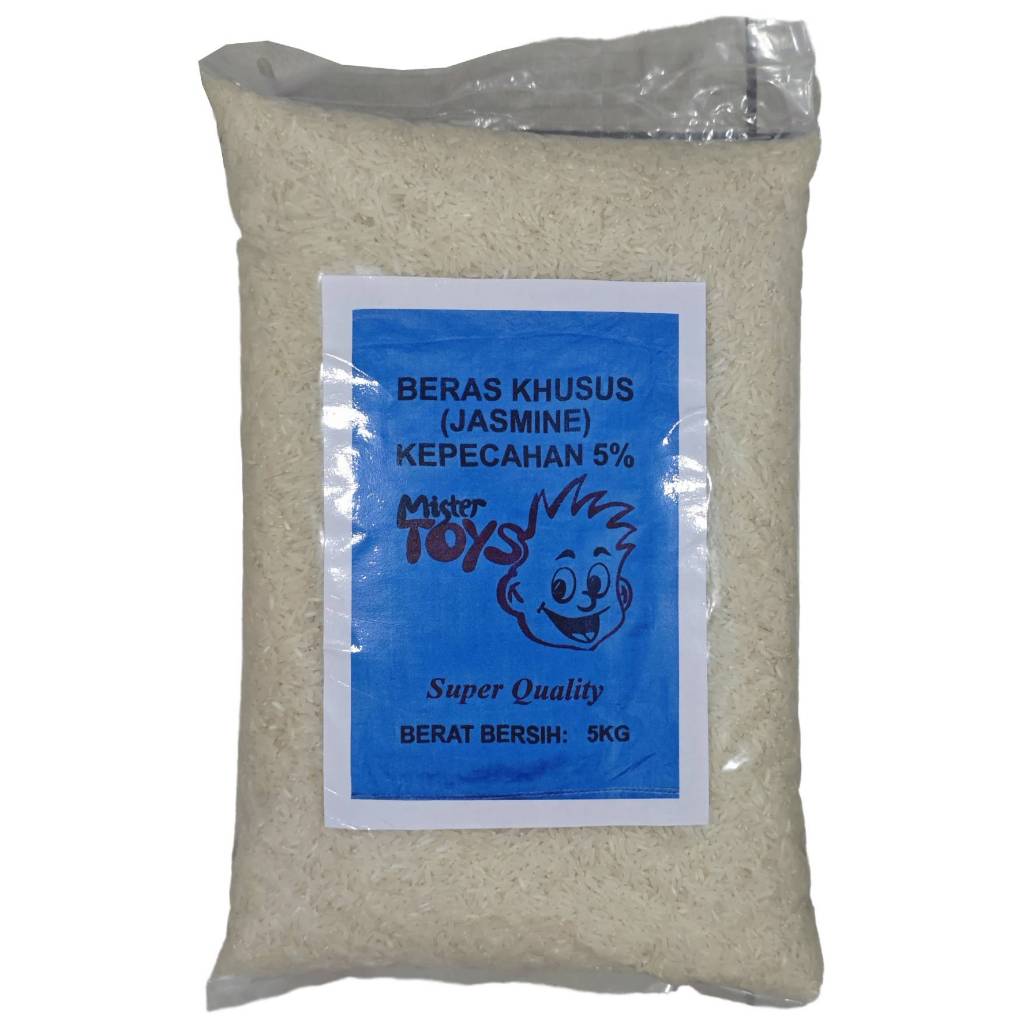 

Beras Khusus Jasmine Vietnam Super Quality 5kg Kepecahan 5%
