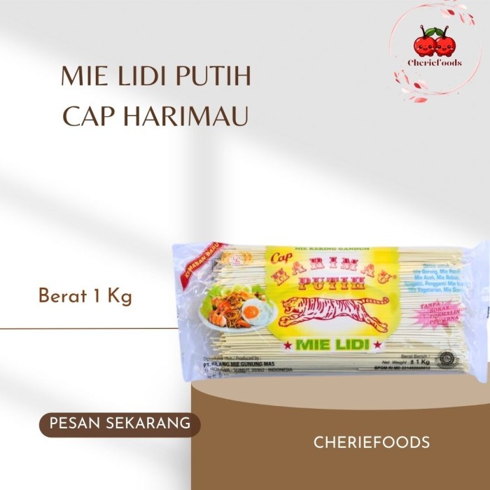 

ready store id - Mie Lidi Mie Gomak Mie Medan Putih Cap GL Harimau 1 kg