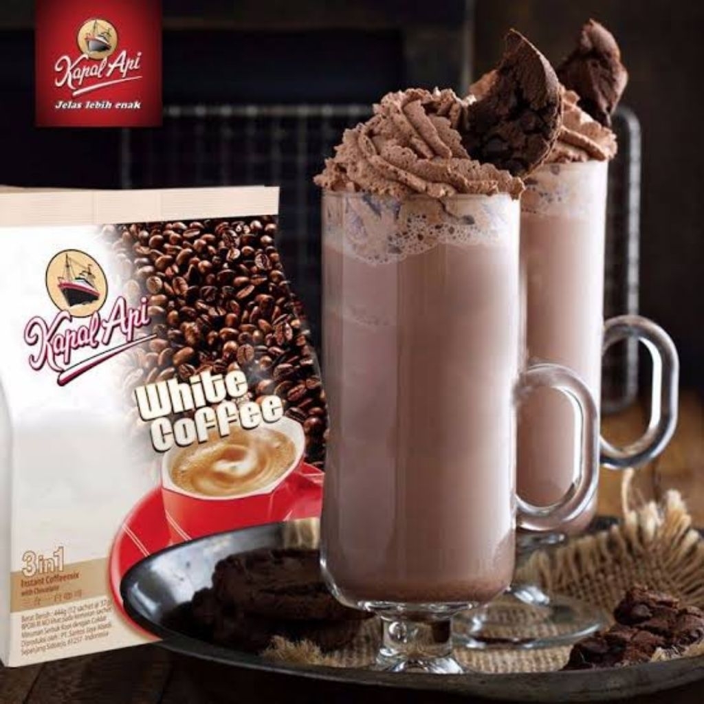 

Kopi Kapal Api White Coffee 1 Pack Isi 12 Sachet Ayo Ngopi Cafe Kafe Anak Senja Angkringan Warkop
