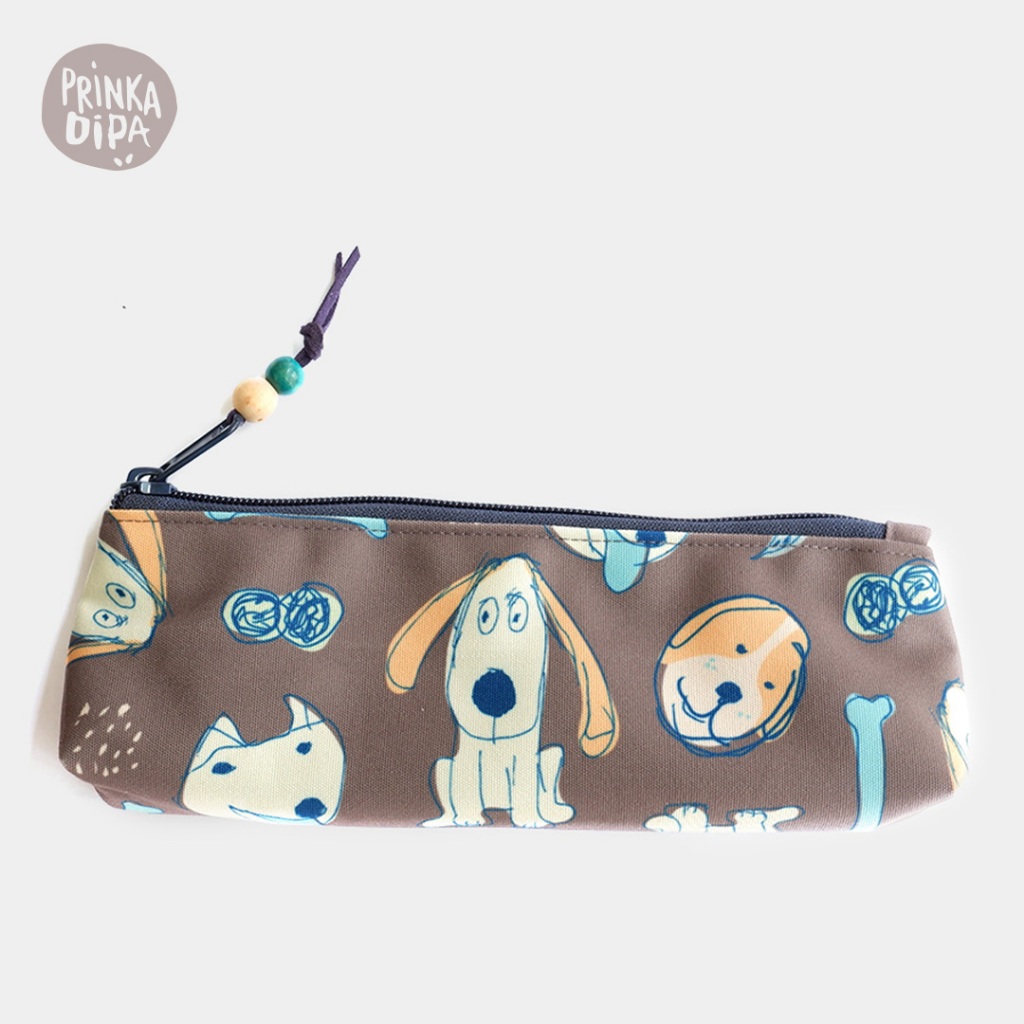 

Tempat Pensil / Pencil Case - Doggie - Coklat