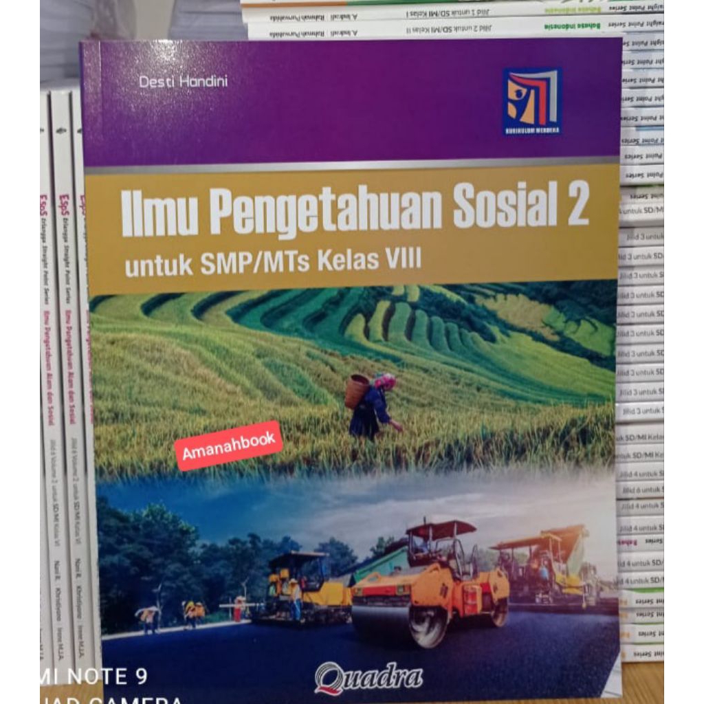 Buku IPS SMP Kelas 8 Kurikulum Merdeka Quadra