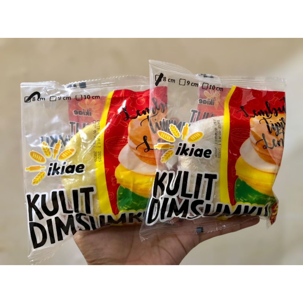

Kulit dimsum dimsumku ikiae 8 cm/9 cm 50 biji ( best seller )