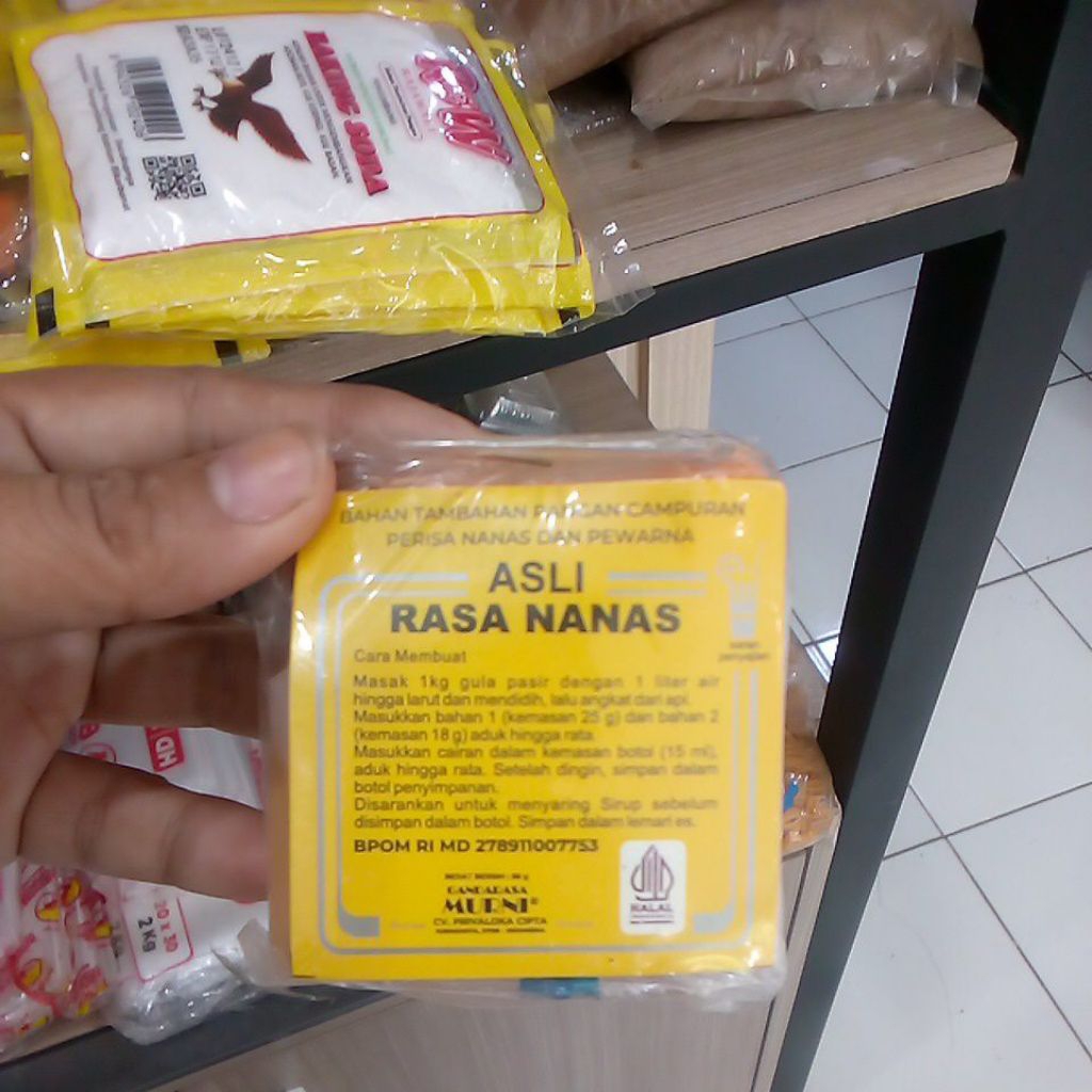 

Gandarasa murni bahan tambahan sirup