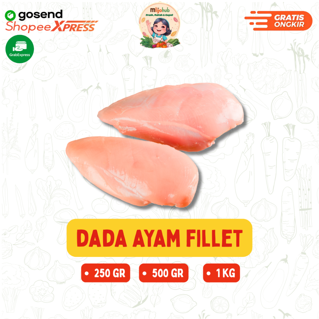 

Dada Ayam Fillet - Pengiriman Instan - Fresh Mlijohub Malang