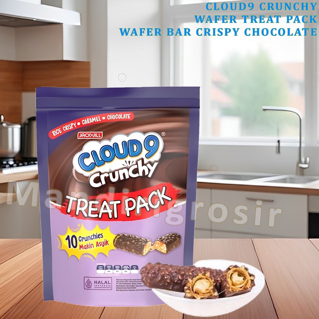 

Wafer Treat Pack * Cloud9 Crunchy * Wafer Bar Crispy Chocolate * 80gr