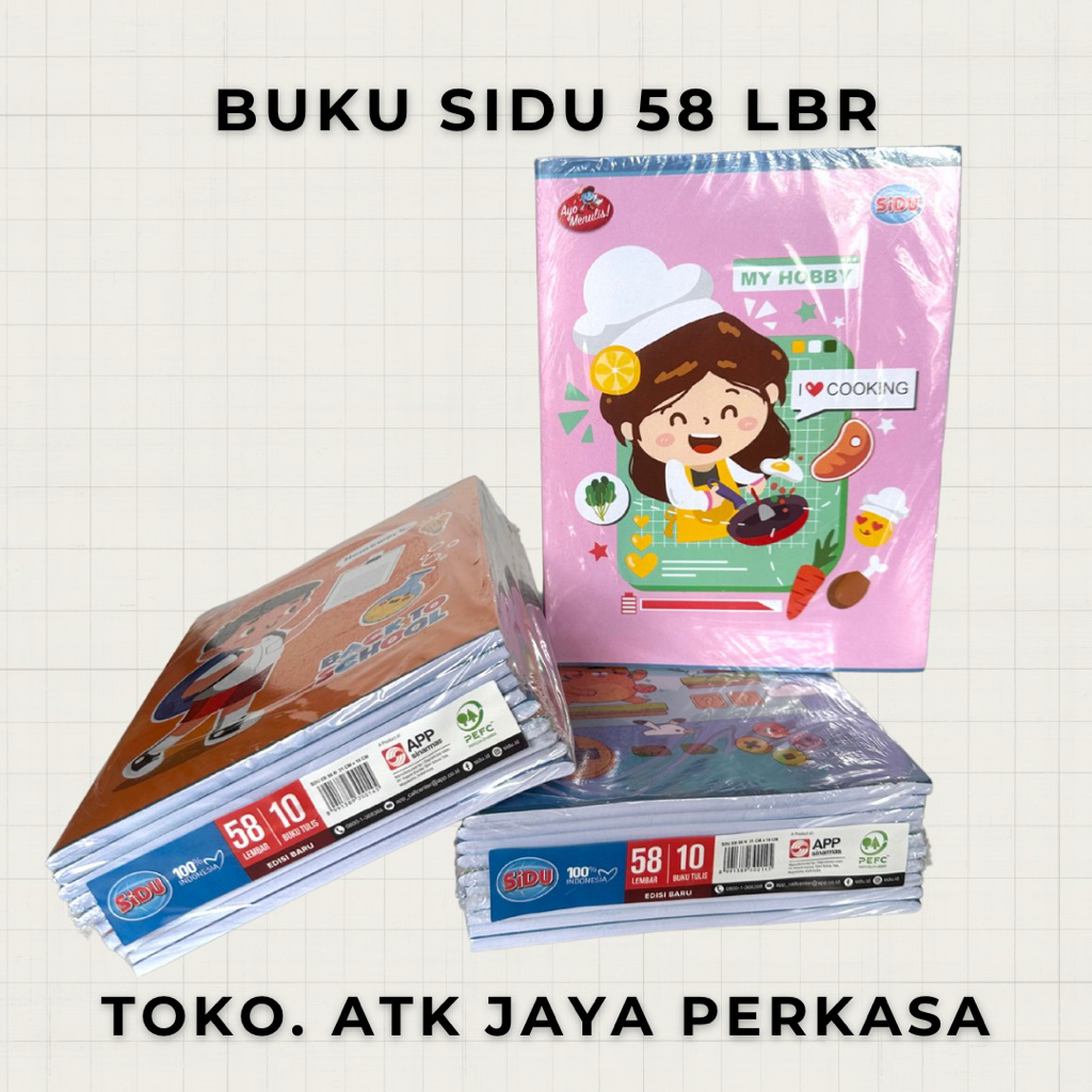 

Buku Tulis SIDU Sinar Dunia 58 Lembar 1 PAK Isi 10