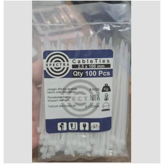 

CABLE TIES SPECTRA 2.5×100 MM (100pcs)