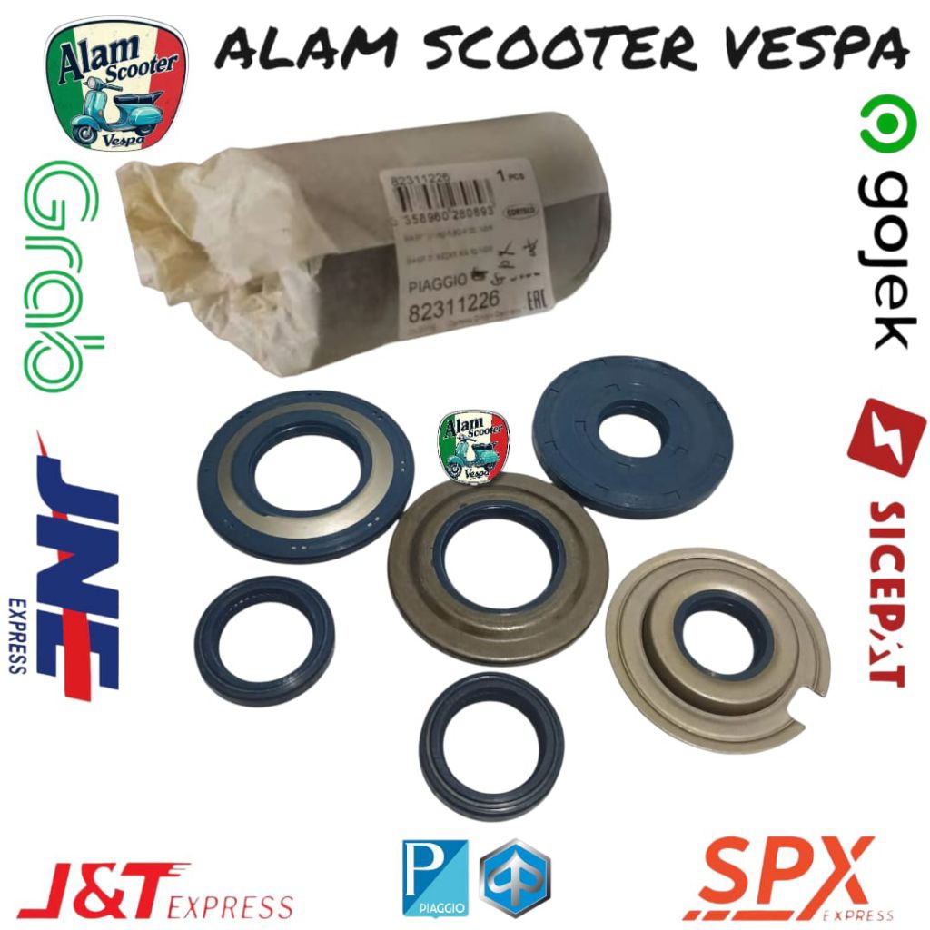 Seal kruk as sil kruk as vespa super sprint px excel exclusive original corteco italy