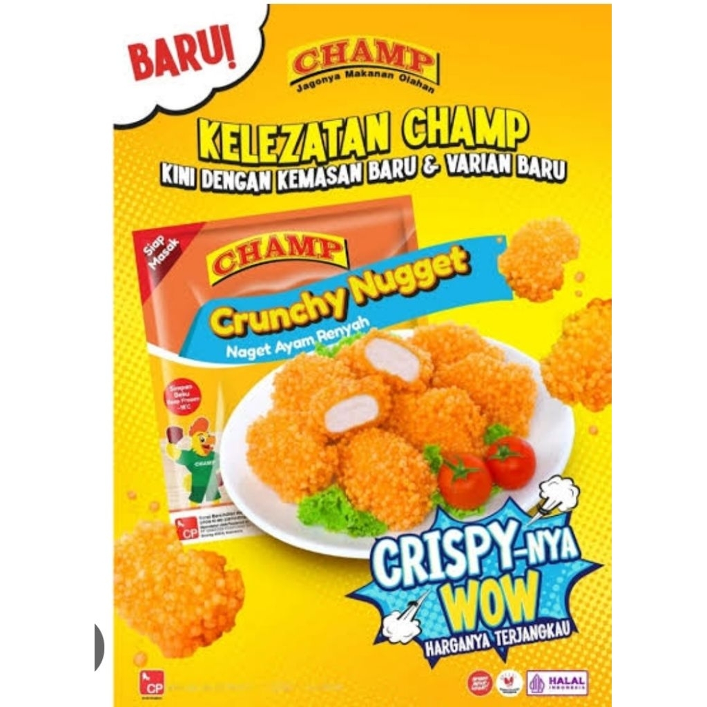 

Champ Crispy Bubble Nugget Bogor Frozen