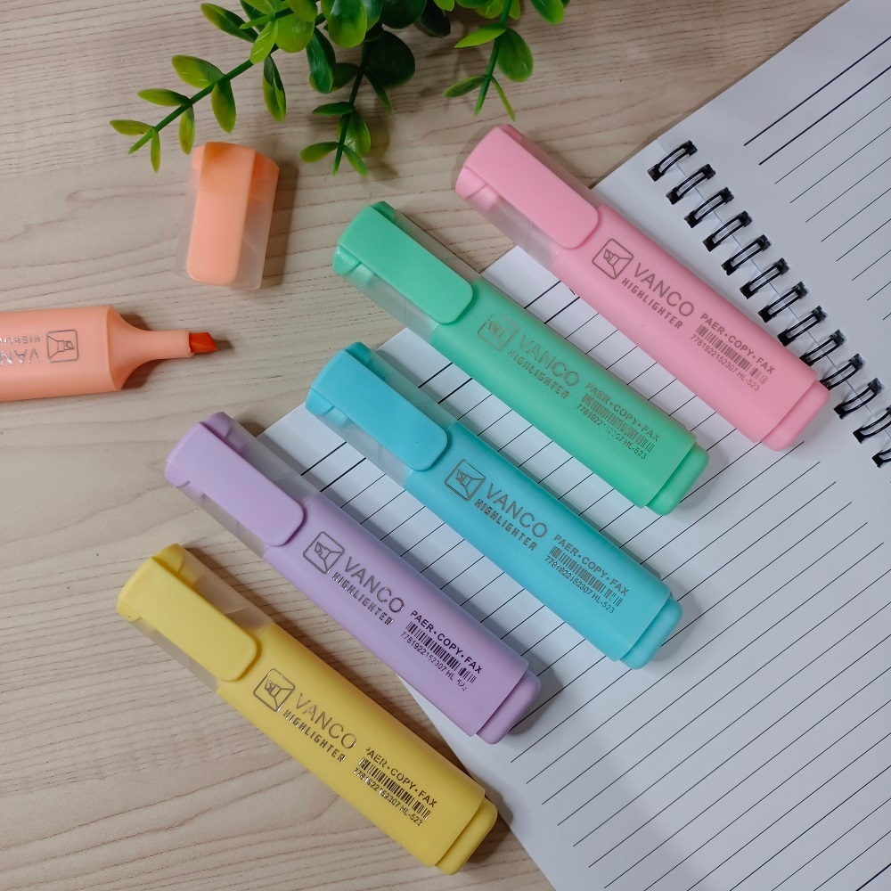 

Kenko Kriptoline Vanco Highlighter Paster Neon Penanda Berwarna Pastel Neon