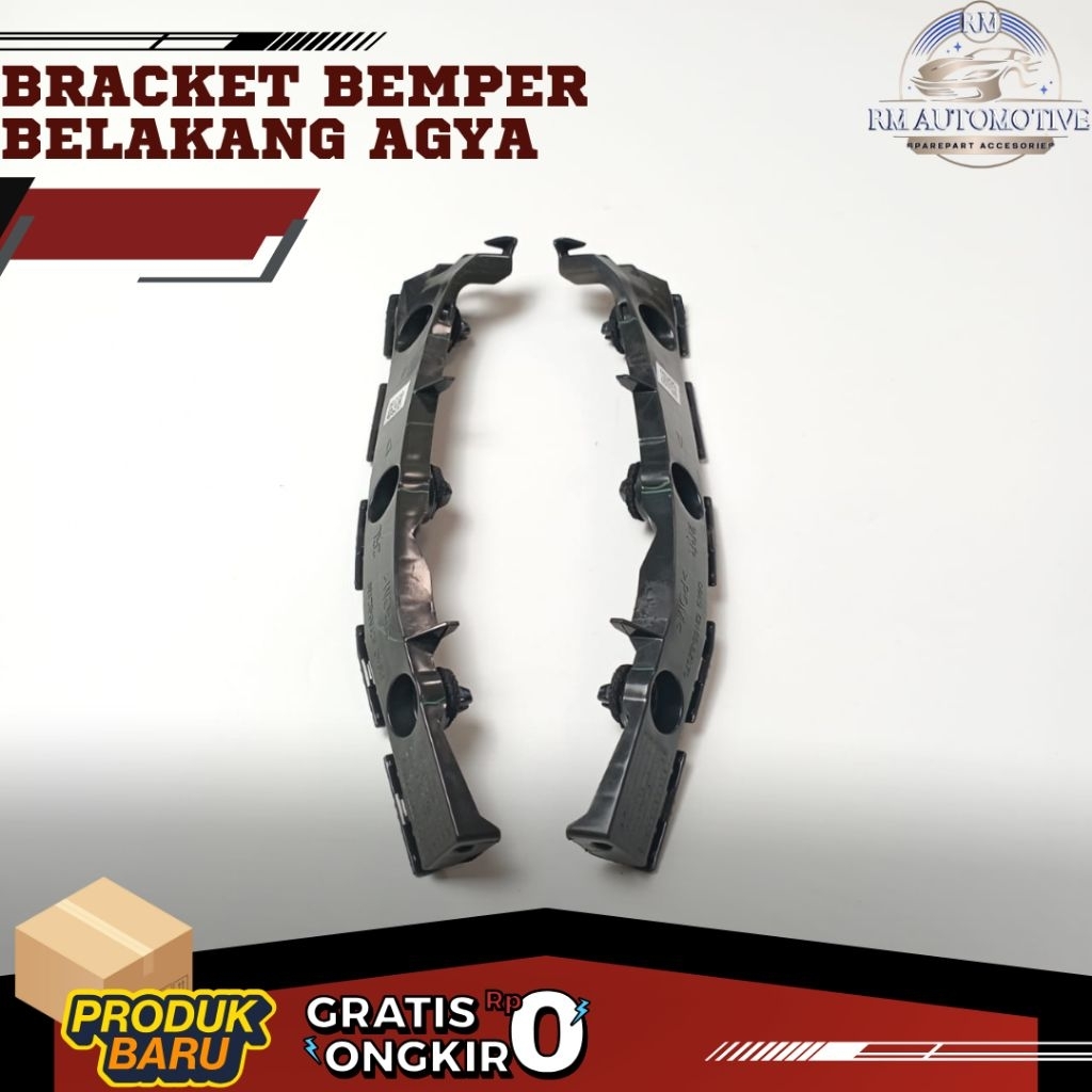 Bracket Breket Bemper Atau Support Bemper Belakang Agya 2014-2019 Original