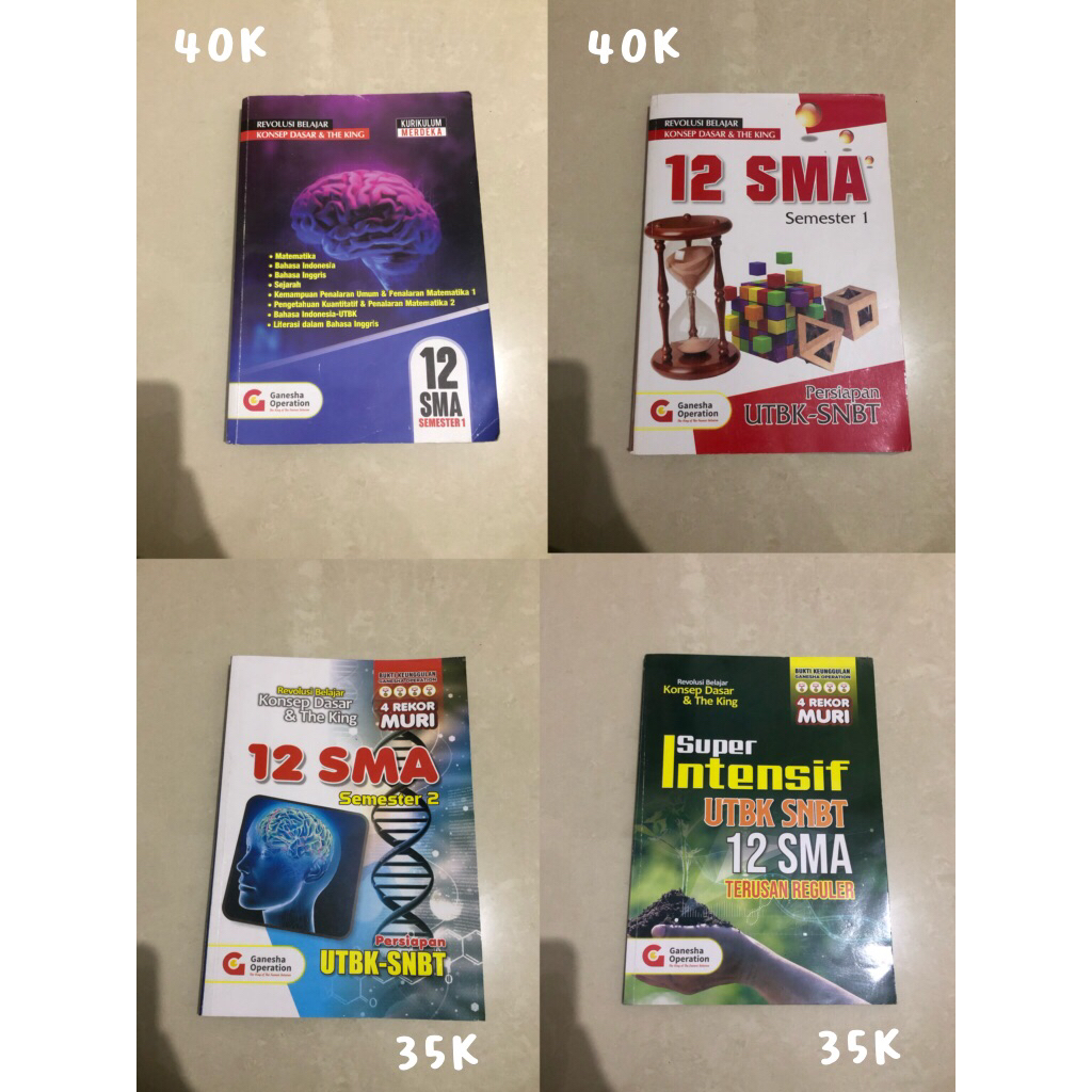 preloved buku GO (ganesha operation) UTBK-SNBT & PEMINATAN SOSHUM/IPS