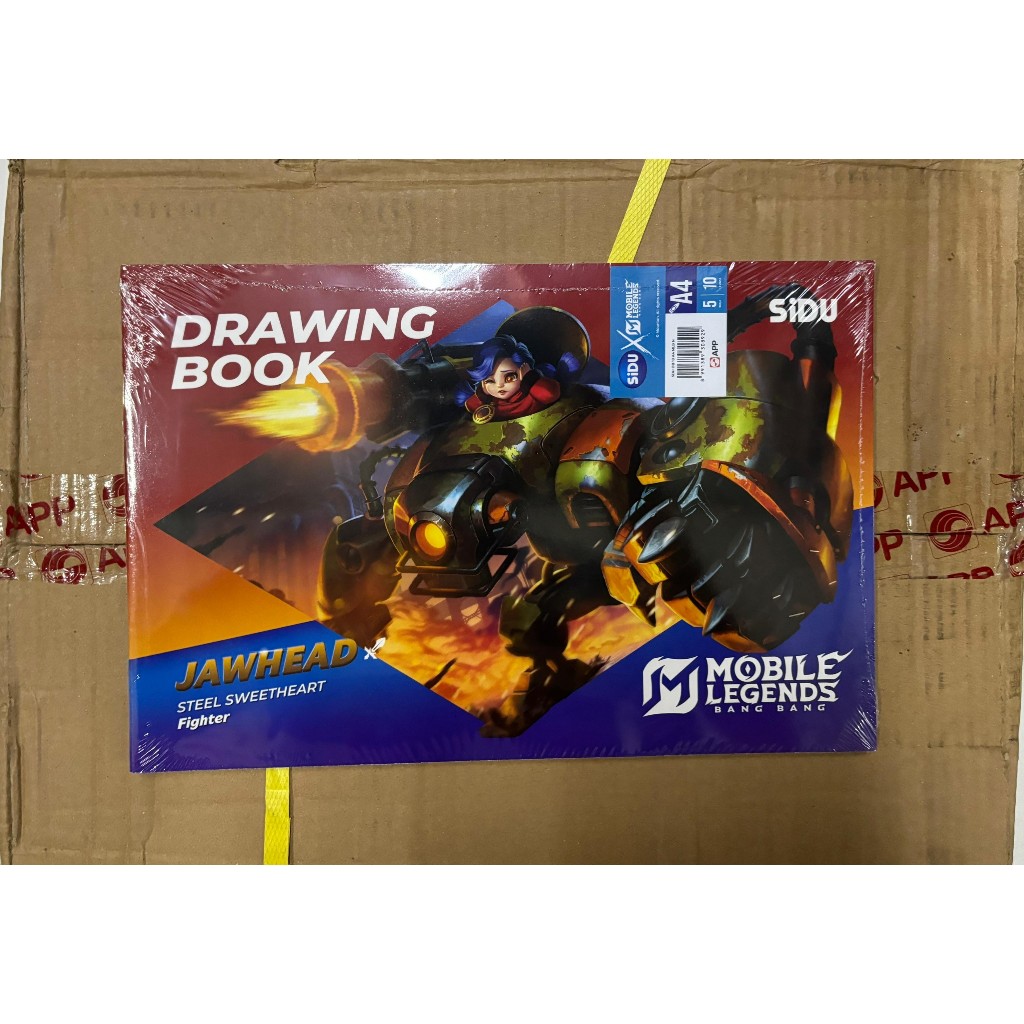 

Buku Gambar A4 Sidu 10 Lembar MOBILE LEGENDS (1 Pack Isi 5 Buku) (S:PAK)