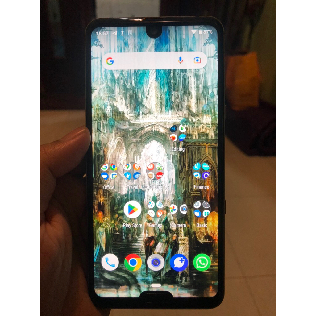 Sharp Aquos R3 Vers. AU kondisi DT (Death Touch)