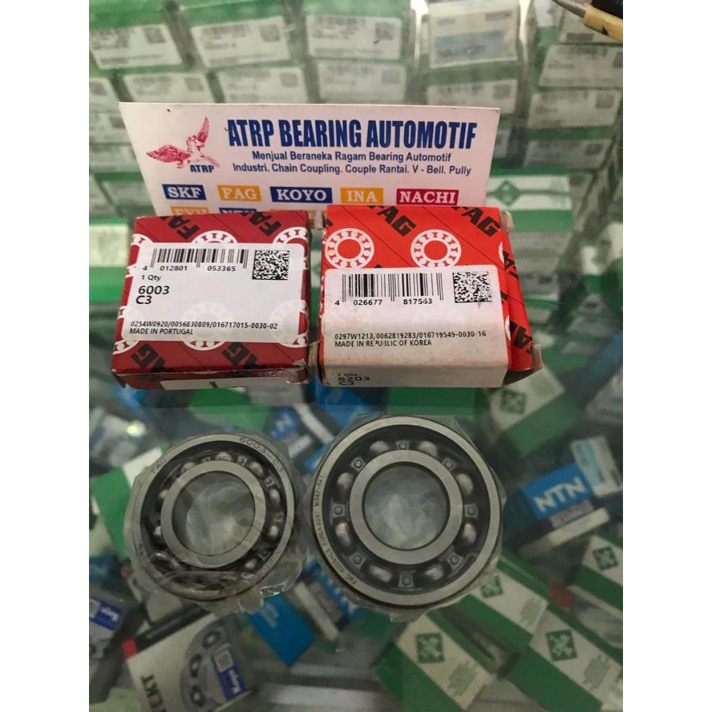 Bearing Laher Noken As Set Tiger Megapro Mega Pro GL Pro Neotech GL Max Neotech 6203 + 6003 FAG C3 o