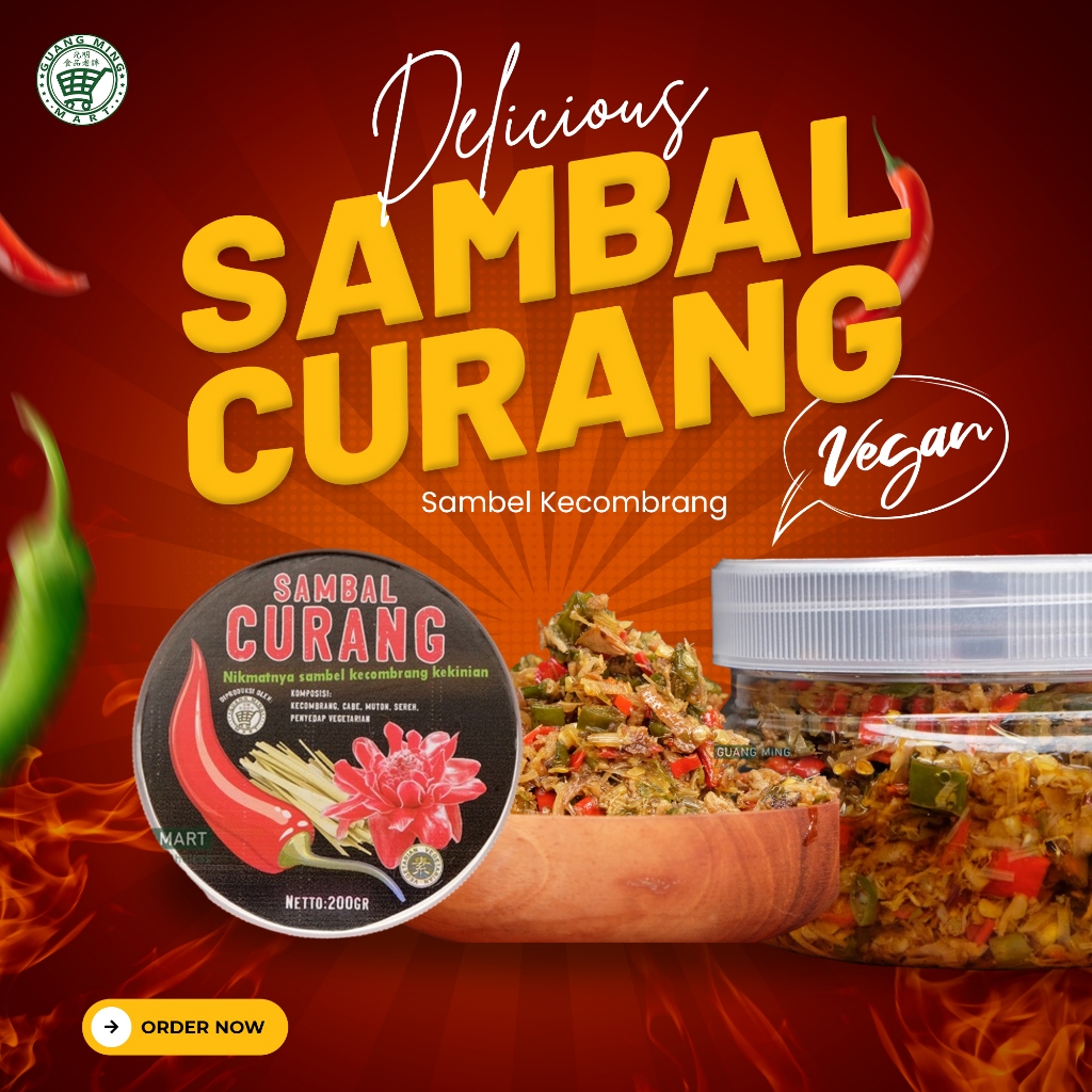 

Sambel Curang (Cabe Jamur Mutton Kecombrang) Homemade Premium Vegan Halal