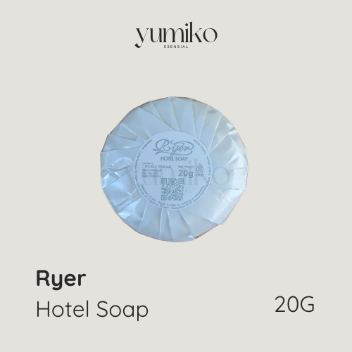 Sabun Hotel Ryer Round 20 gram - Hotel Amenities Soap Eceran / Ryer Bulat 20 gr / Sabun Mandi Hotel/