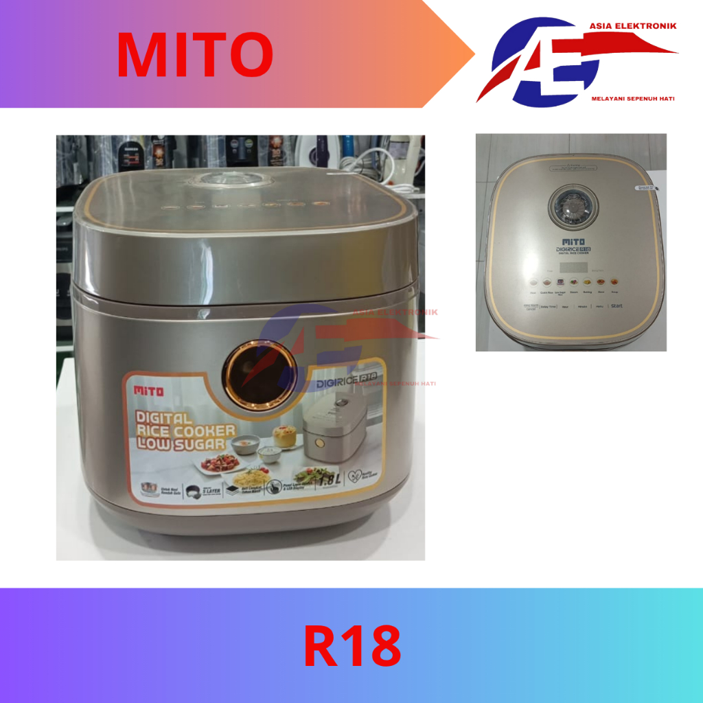 Rice Cooker Mito R18 Low Sugar | Rice Cooker Digital