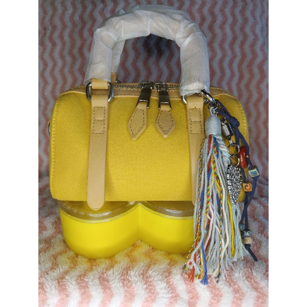 Mini Bag Wanita Royal Cuir Yellow